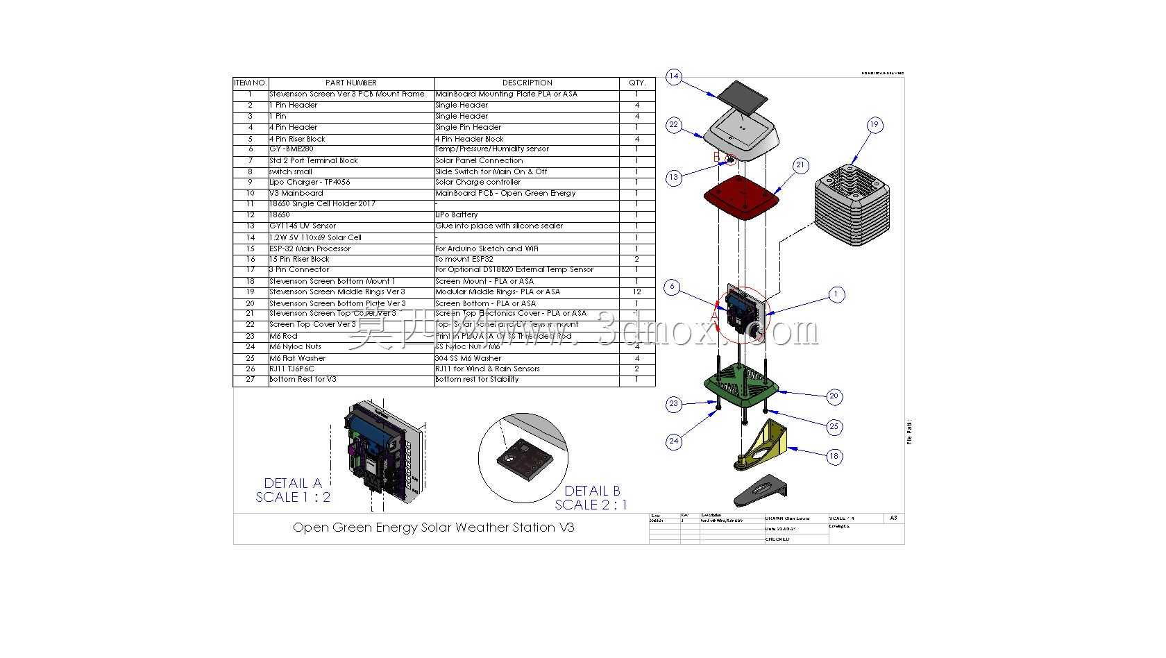 Stevenson Screen V3 for Open Green Energy