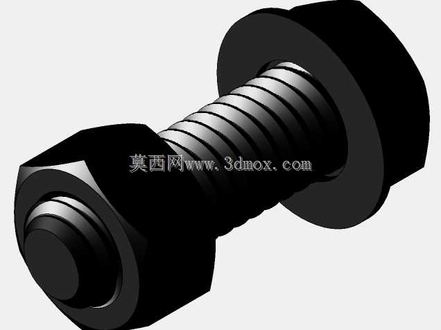 Cad库:ASME B18.2螺栓\u0026六角螺母