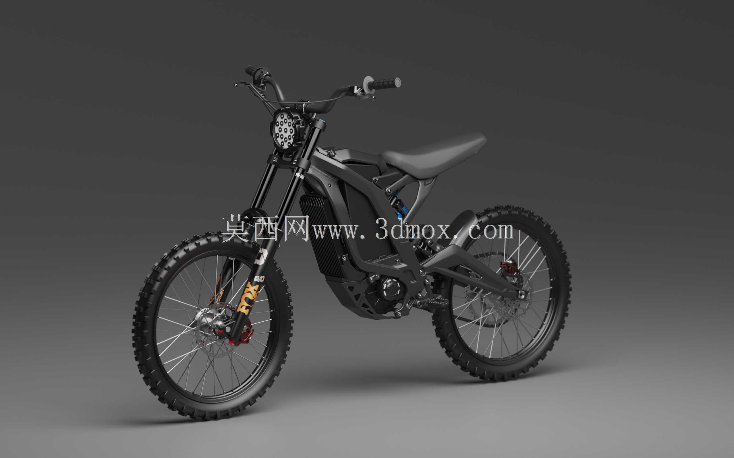 SURRON LIGHT BEE/SEGWAY电动自行车,带Fox 40 Shocks和定制越野自行车头灯