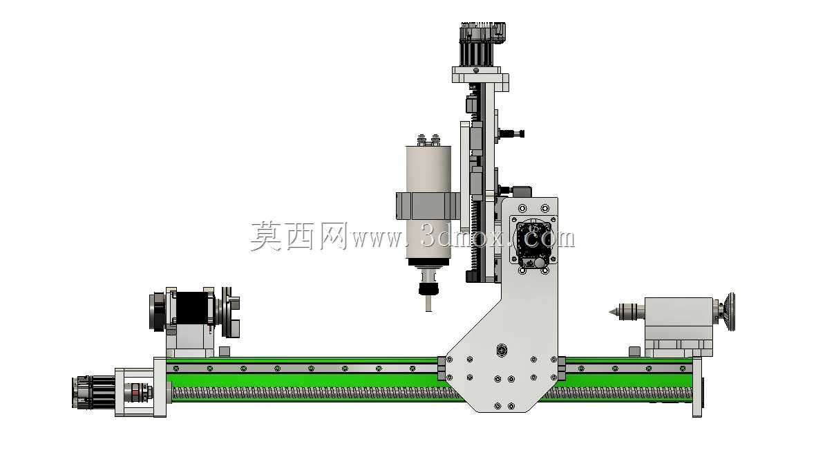 带第四轴的参数化数控路由器