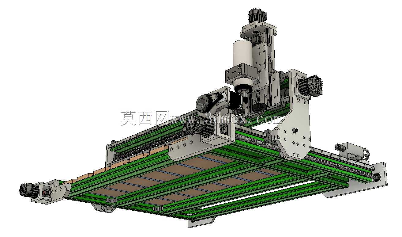 带第四轴的参数化数控路由器