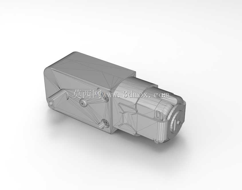 直流电机,带1:48齿轮3-6V,带双侧轴200RPM