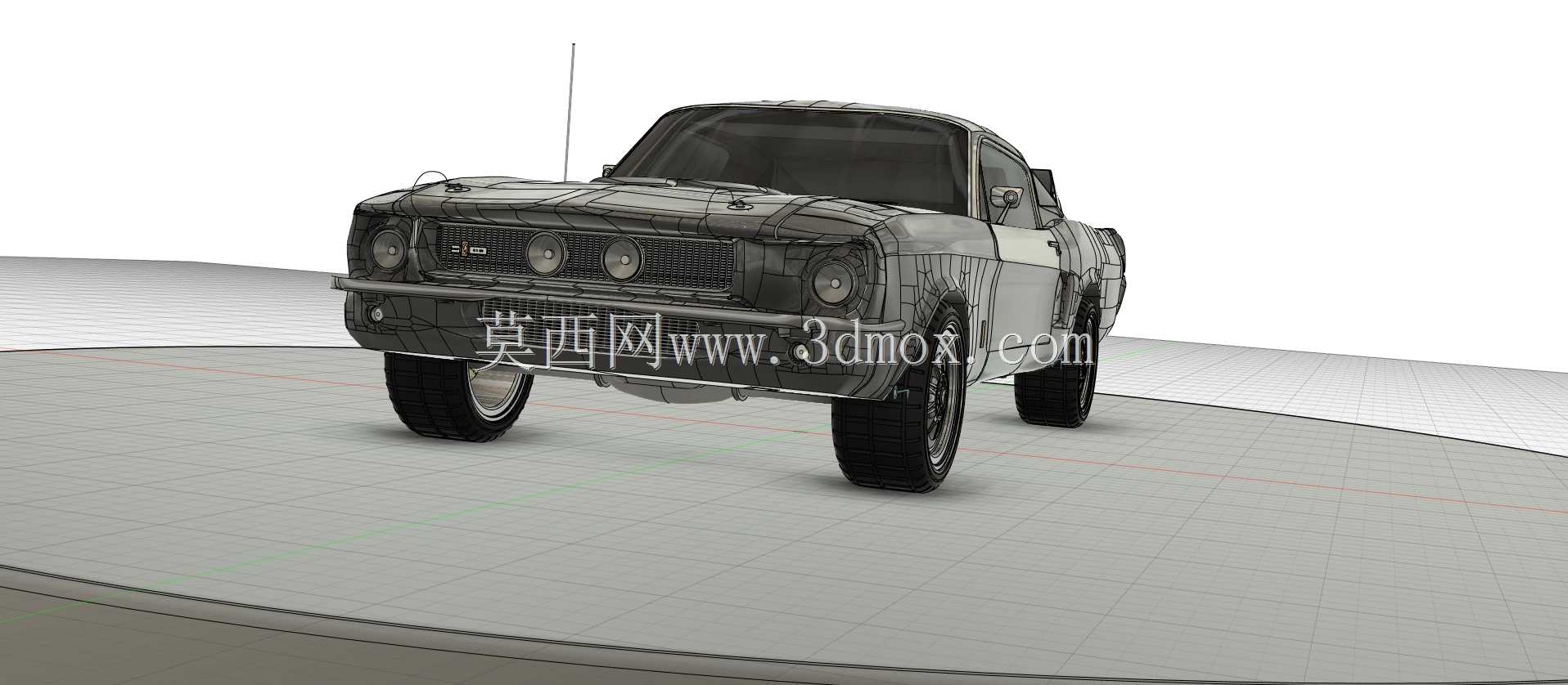 福特野马gt 500谢尔比1967