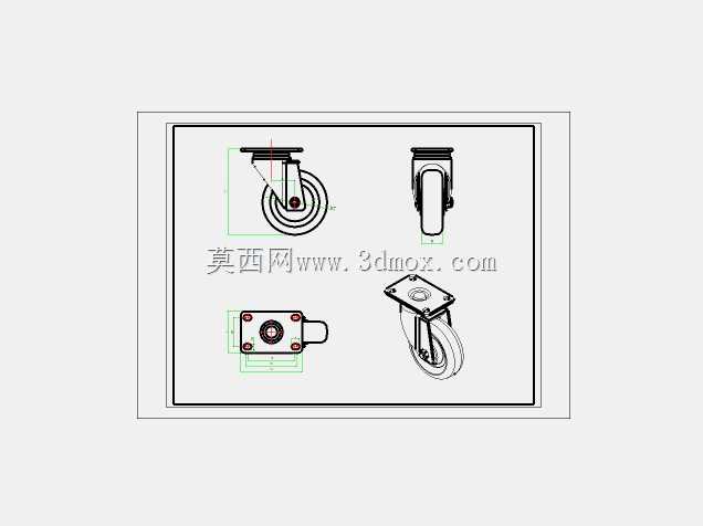 Wheeler Mectrade标准脚轮