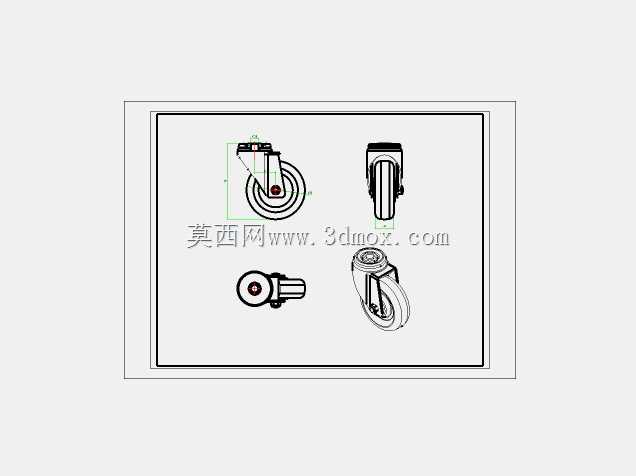 Wheeler Mectrade标准脚轮