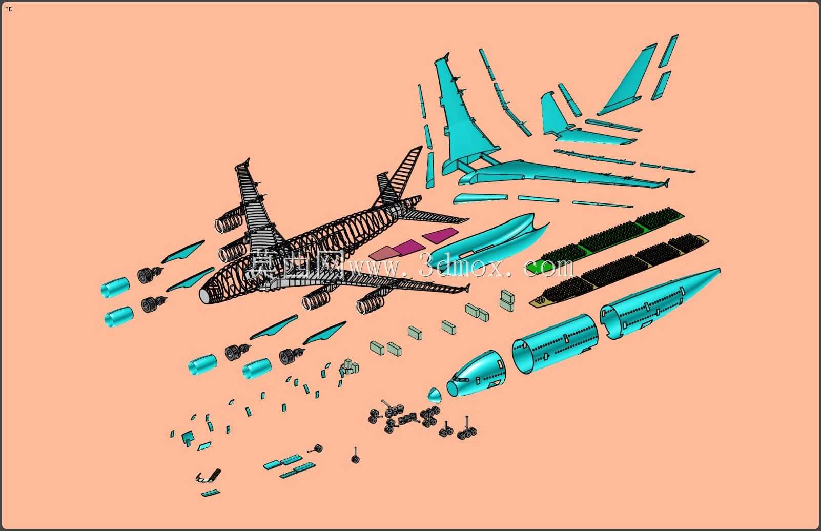 A380���޶��棩�ͻ�ʵ��װ��ģ��