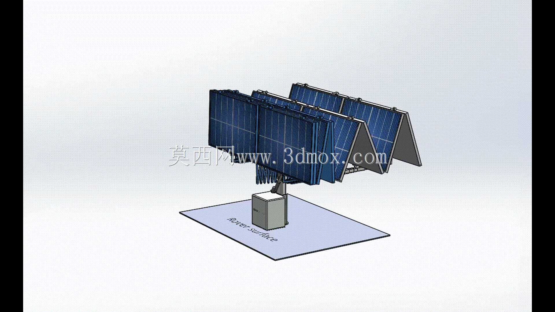 折叠式太阳能电池板阵列