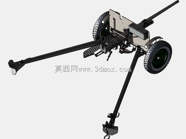 M3美国37mm反坦克炮WW2