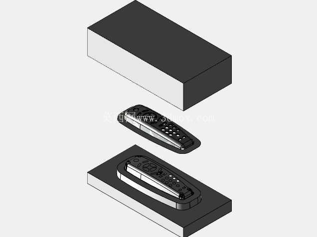 用于通用红外遥控器的塑料 (ABS) 热成型模具