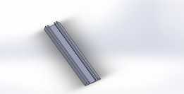Perfil para portas de correr de mdf 15mm