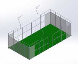  Quadra de Padel��Padel Court��