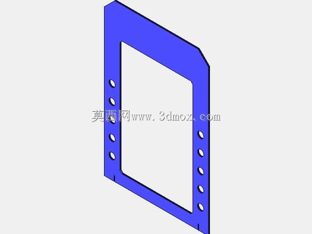 SolidWorks中的液压新闻机框架设计
