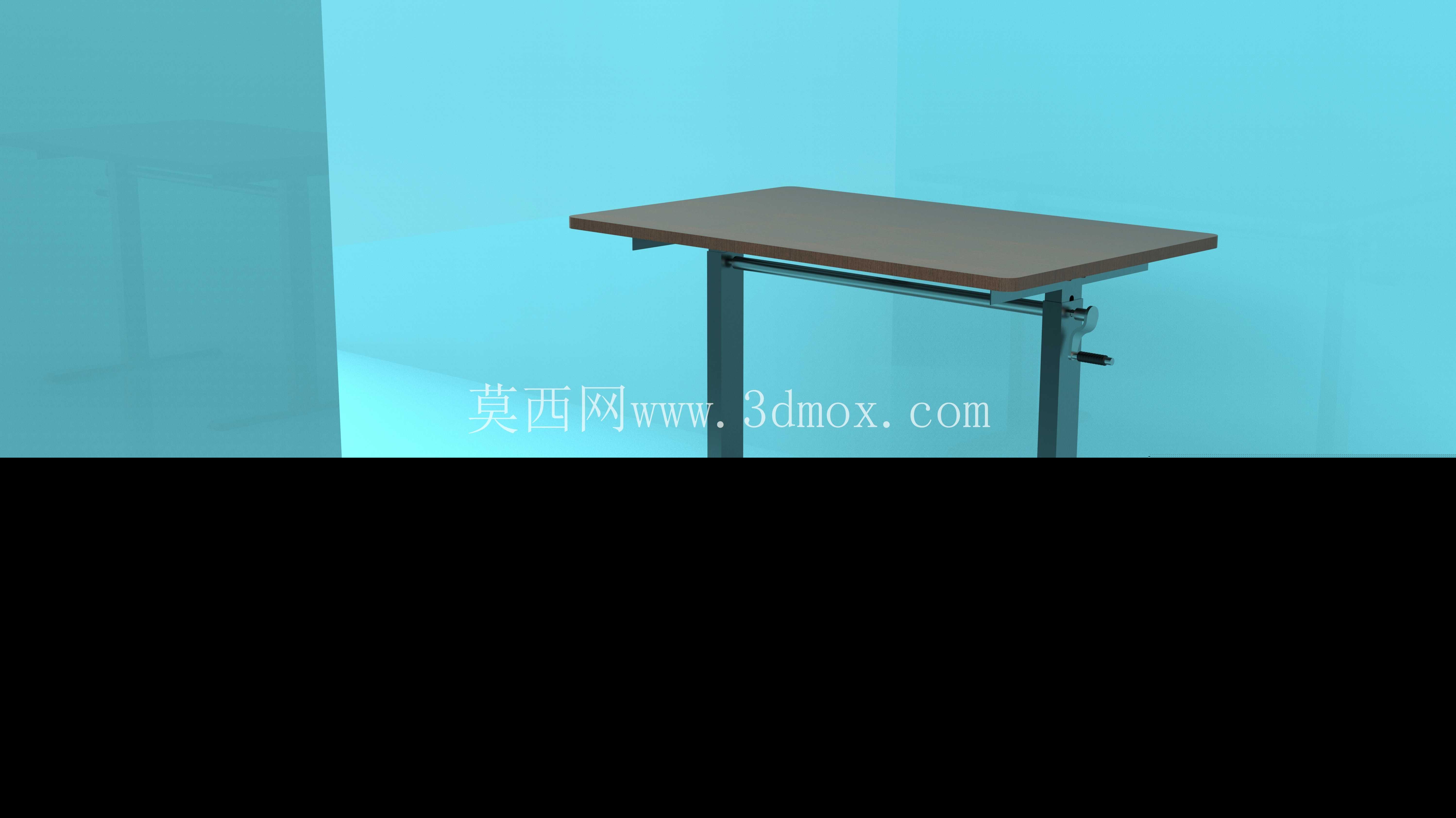 手动可调办公桌