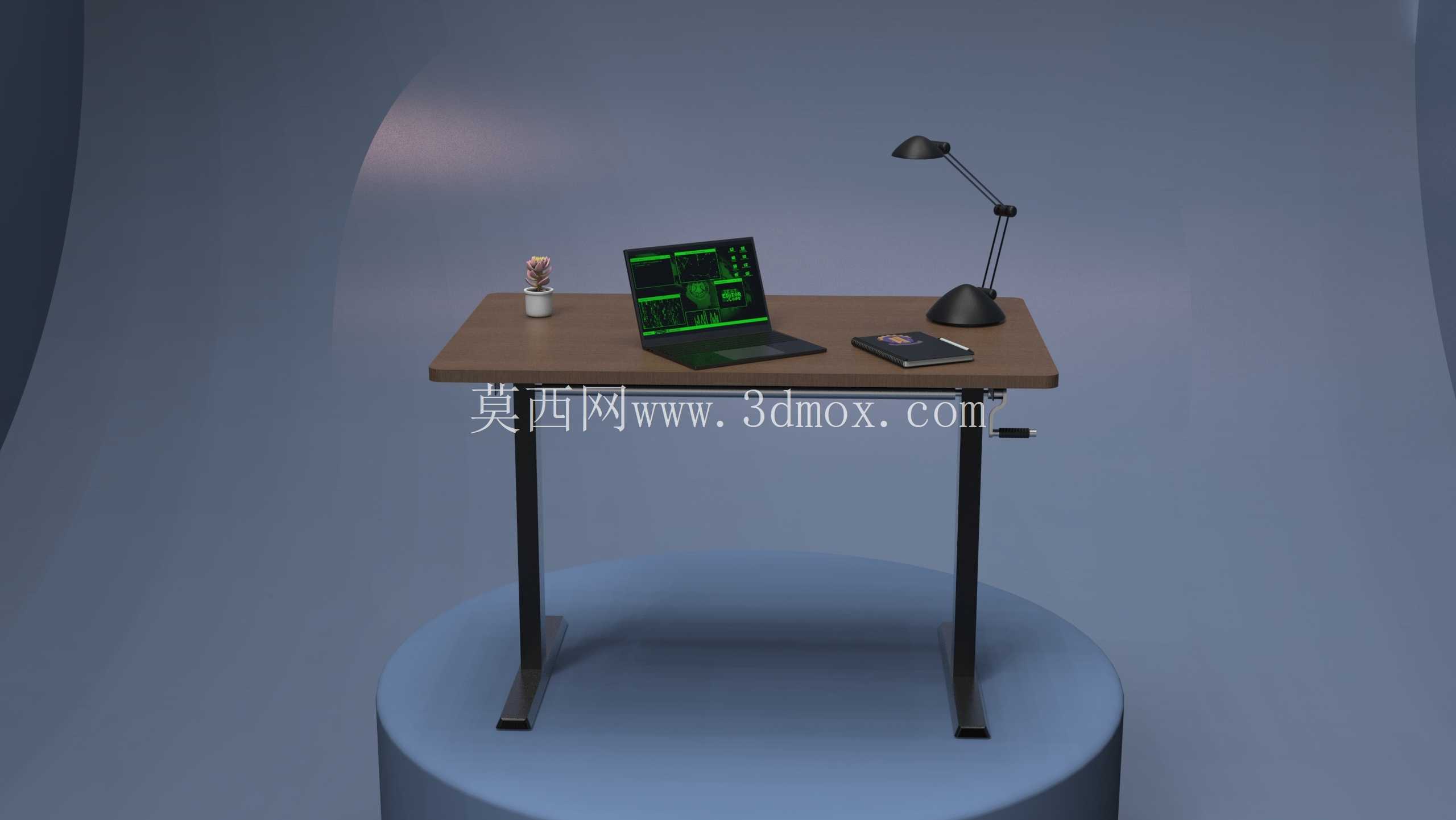 手动可调办公桌