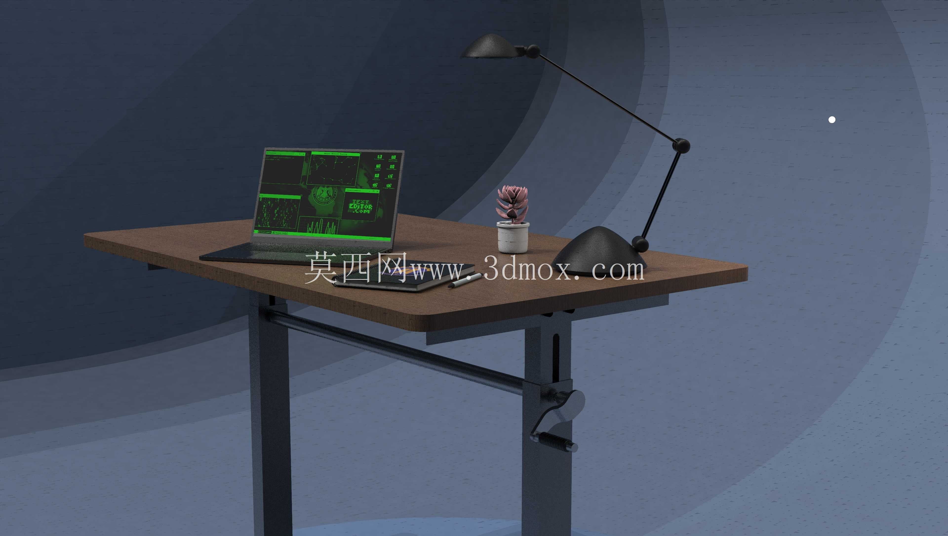 手动可调办公桌