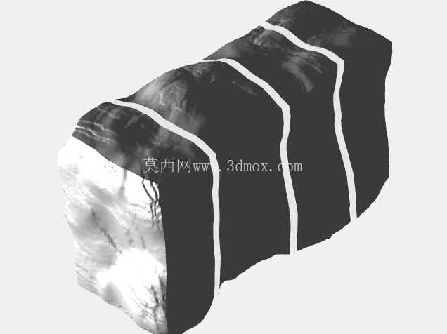 白色岩灯