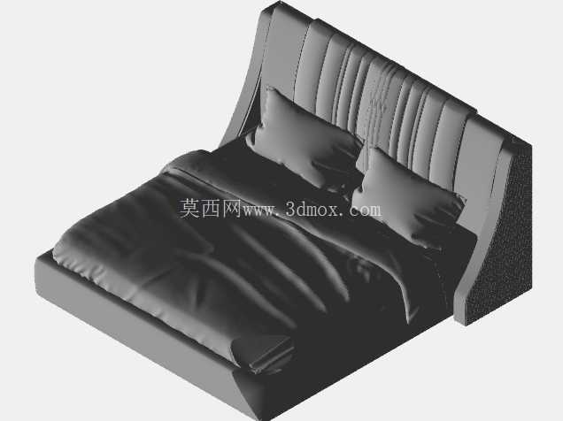 MODENESE 3D 模型的现代床