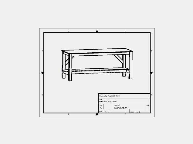 36 \“ x 96 \” Workbench