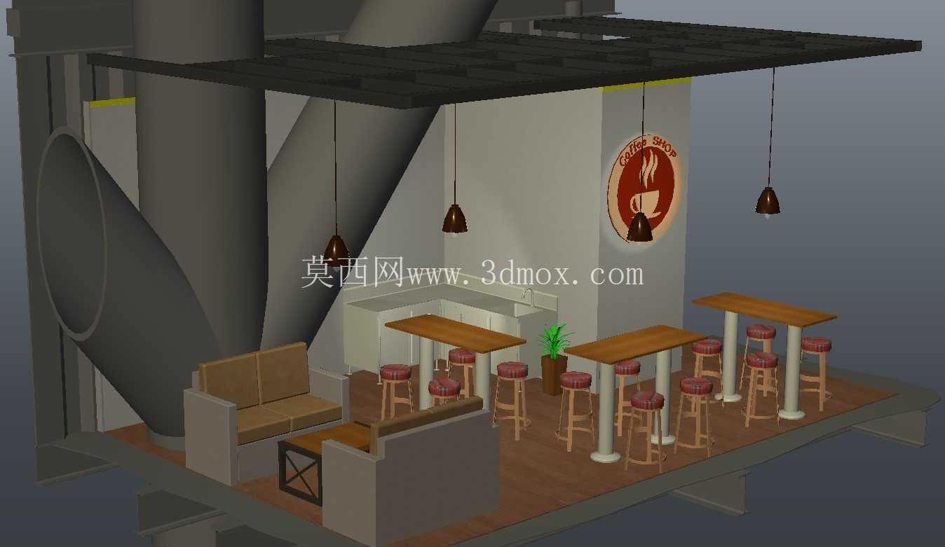 开放区咖啡店