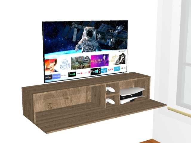  Mueble TV + PlayStation + Desk 