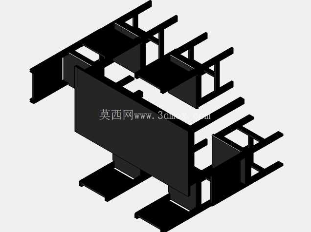 DWG000066 - CONJUNTO MESA 6 CADEIRAS