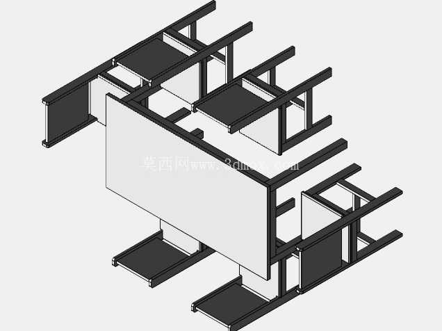 DWG000066 - CONJUNTO MESA 6 CADEIRAS
