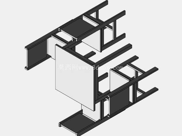  DWG000065 -Conjunto Mesa 4 Cadeiras 