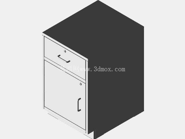 实验室家具柜一个抽屉一个百叶窗