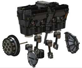 Moteur Suzuki 600 GSXF ann��e 2004