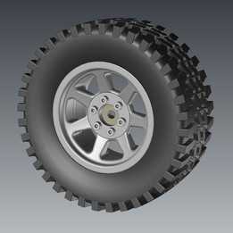 Tamiya Pajero车轮