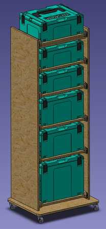 Meuble pour Makpac/M