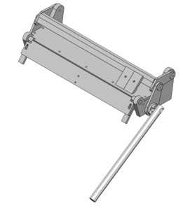 600mm金属板折弯制动器
