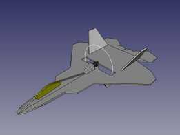 F22v2�ֽ������ģ��ƽ�棬��6mm��ĭ�Ƴɣ�Depron��