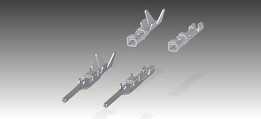 压接Kontakt,Kabel Platine RM 2,54 mm-外螺纹/内螺纹-gecrimpt/ungekrimpt