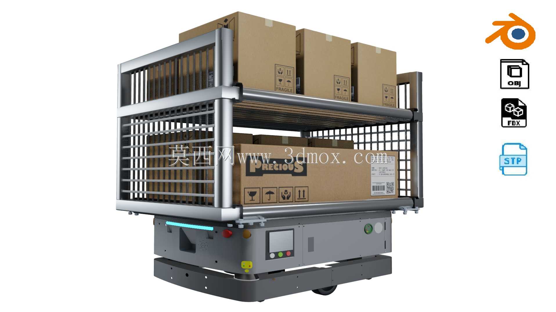 工业-3D AGV\u0026小车
