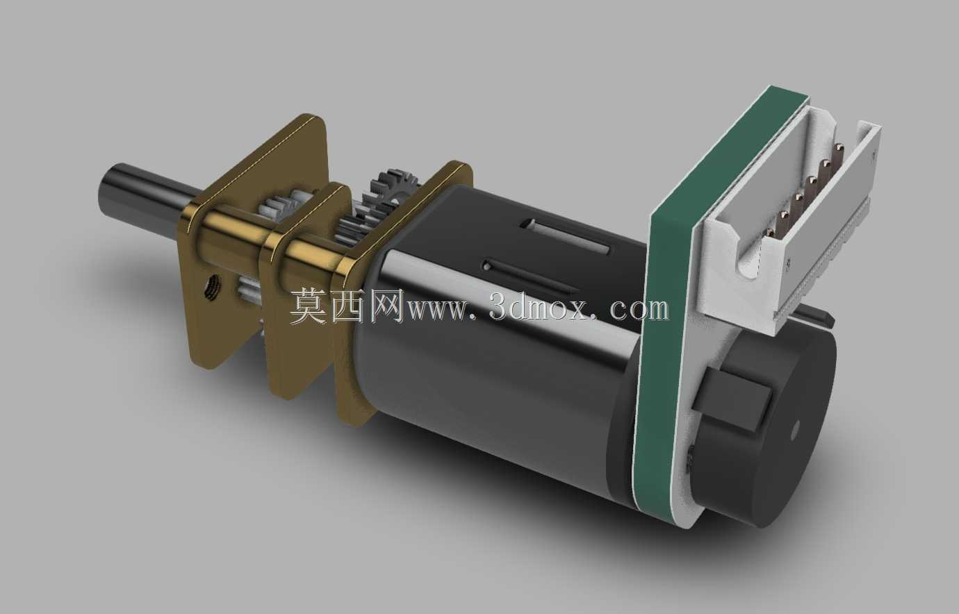 带编码器的N20微型金属齿轮电机