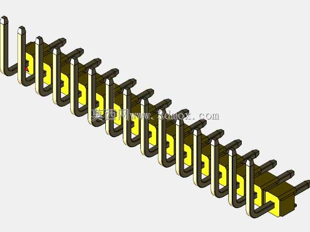 DS1022��ɫ��ͷ��100mil 2.54mmϵ��
