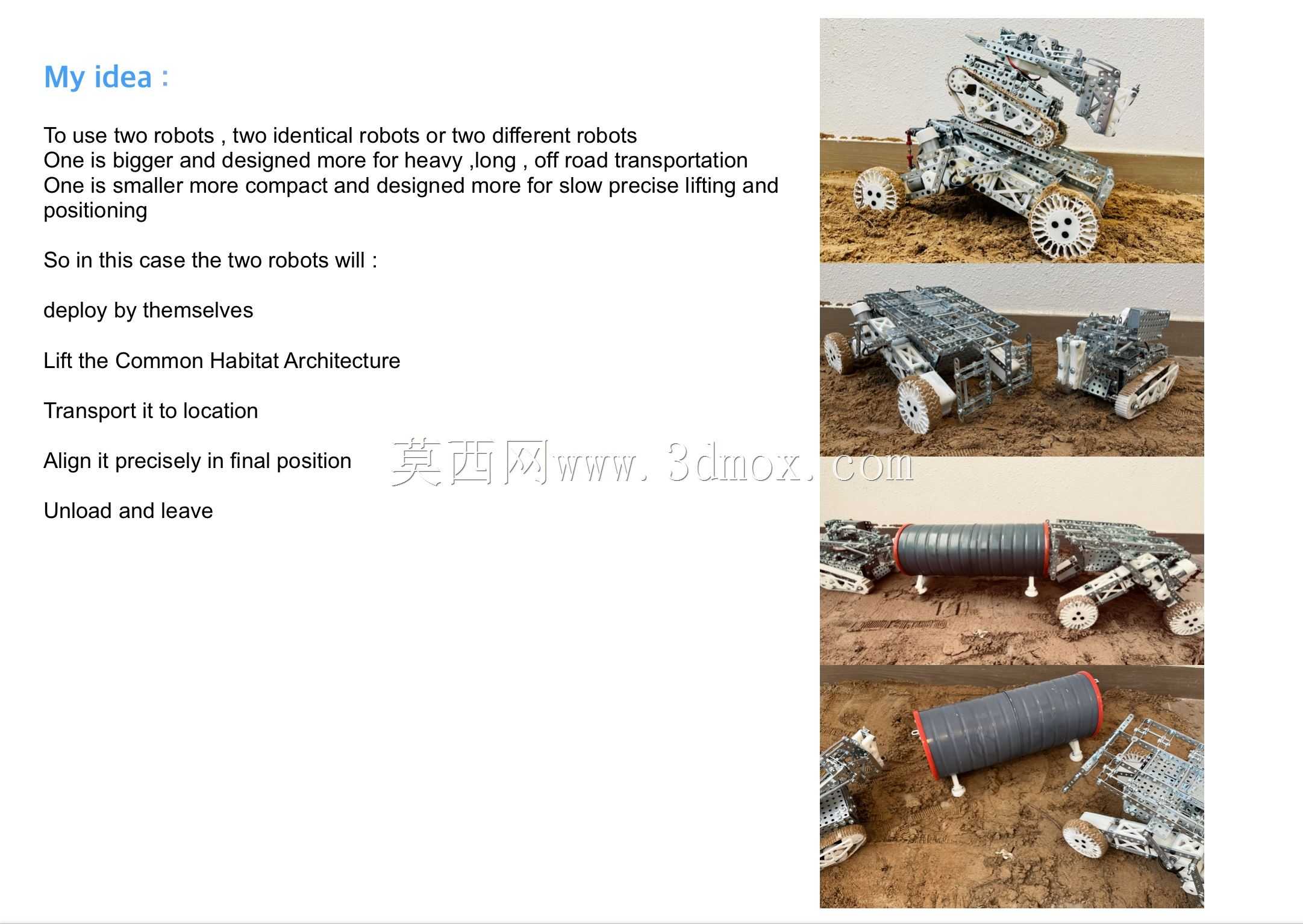 明智而精确的SHL火星机器人与现实生活中的工作原型(视频非常重要)