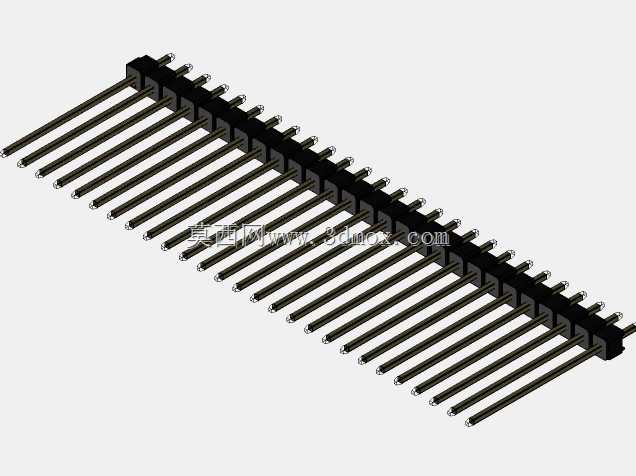 DS1021彩色公头钉100毫米(2.54毫米)系列