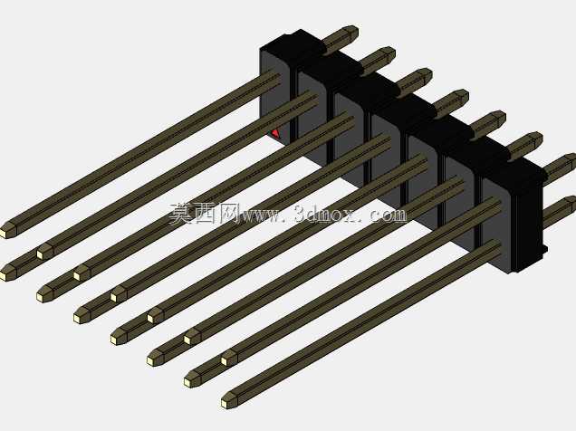 DS1021彩色公头钉100毫米(2.54毫米)系列