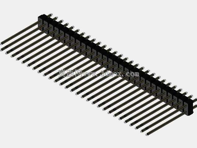 DS1021彩色公头钉100毫米(2.54毫米)系列