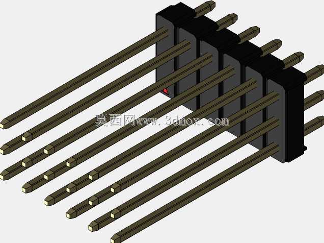 DS1021彩色公头钉100毫米(2.54毫米)系列