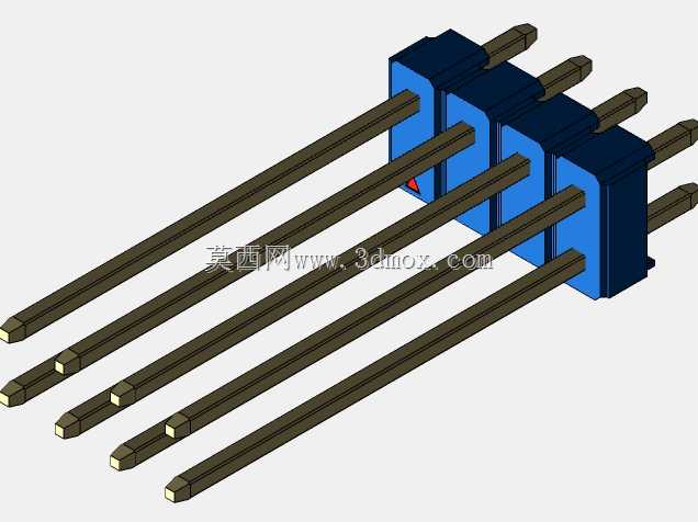 DS1021彩色公头钉100毫米(2.54毫米)系列