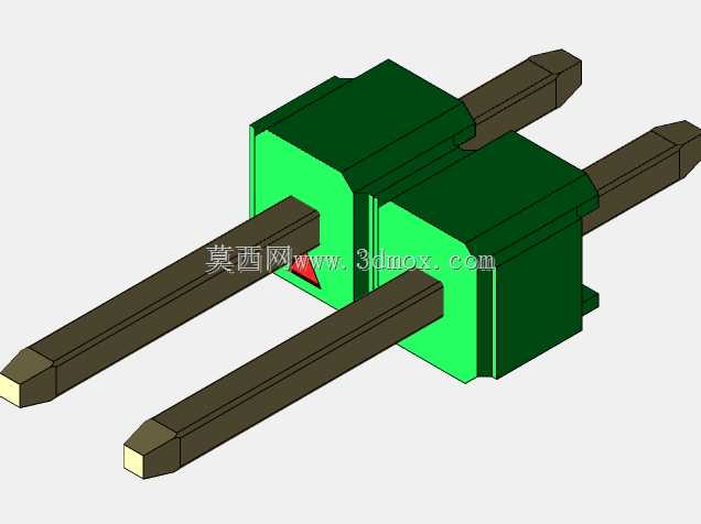 DS1021彩色公头钉100毫米(2.54毫米)系列