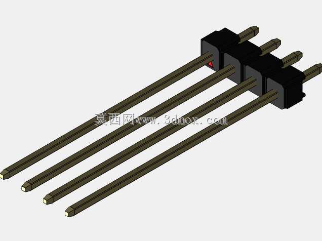 DS1021彩色公头钉100毫米(2.54毫米)系列