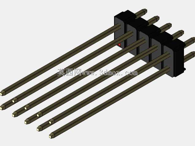 DS1021彩色公头钉100毫米(2.54毫米)系列