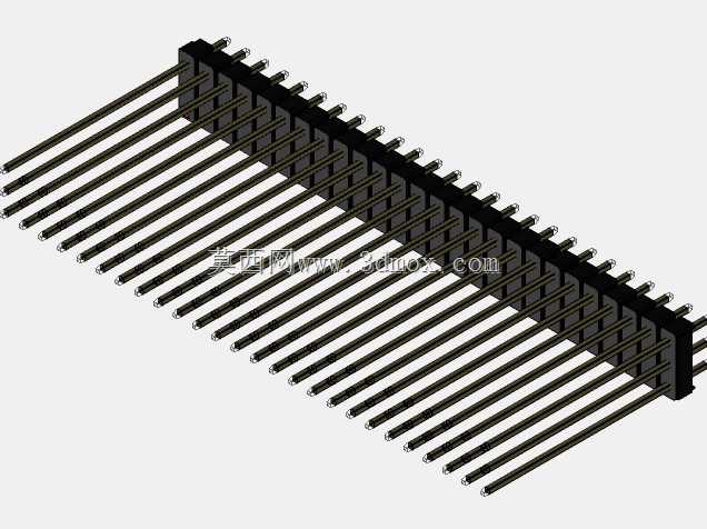 DS1021彩色公头钉100毫米(2.54毫米)系列