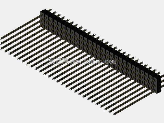 DS1021彩色公头钉100毫米(2.54毫米)系列