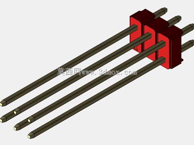 DS1021彩色公头钉100毫米(2.54毫米)系列