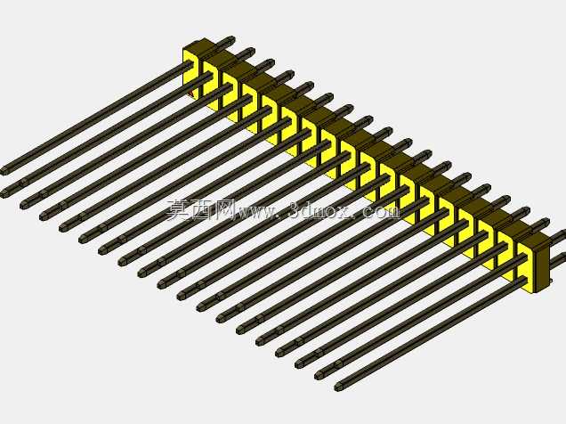 DS1021彩色公头钉100毫米(2.54毫米)系列